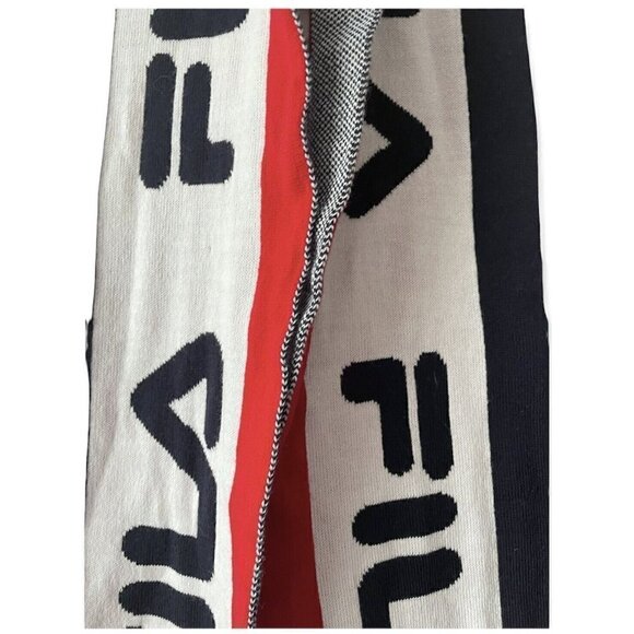 FILA Scarf With Tassles Warm Winter Unisex One Size Winter Warm Skiing - Picture 4 of 8